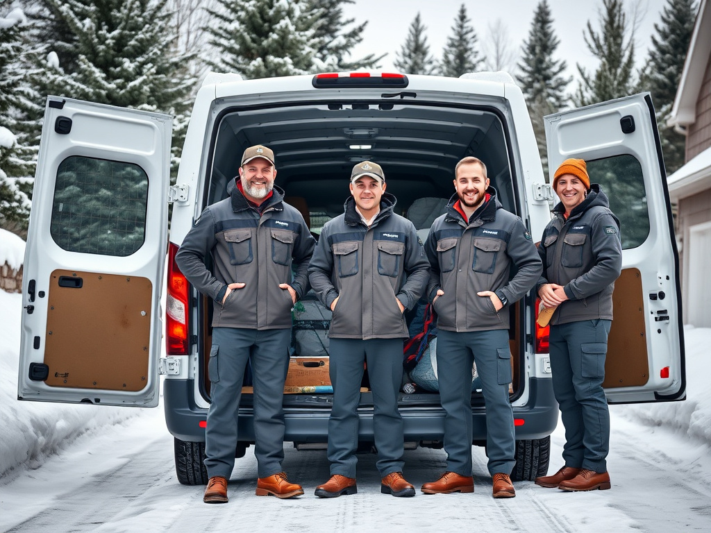 Snowflake AZ insulation crew and truck